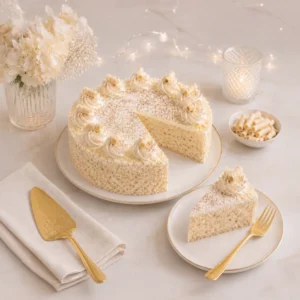 Tort śmietanka w wafelku